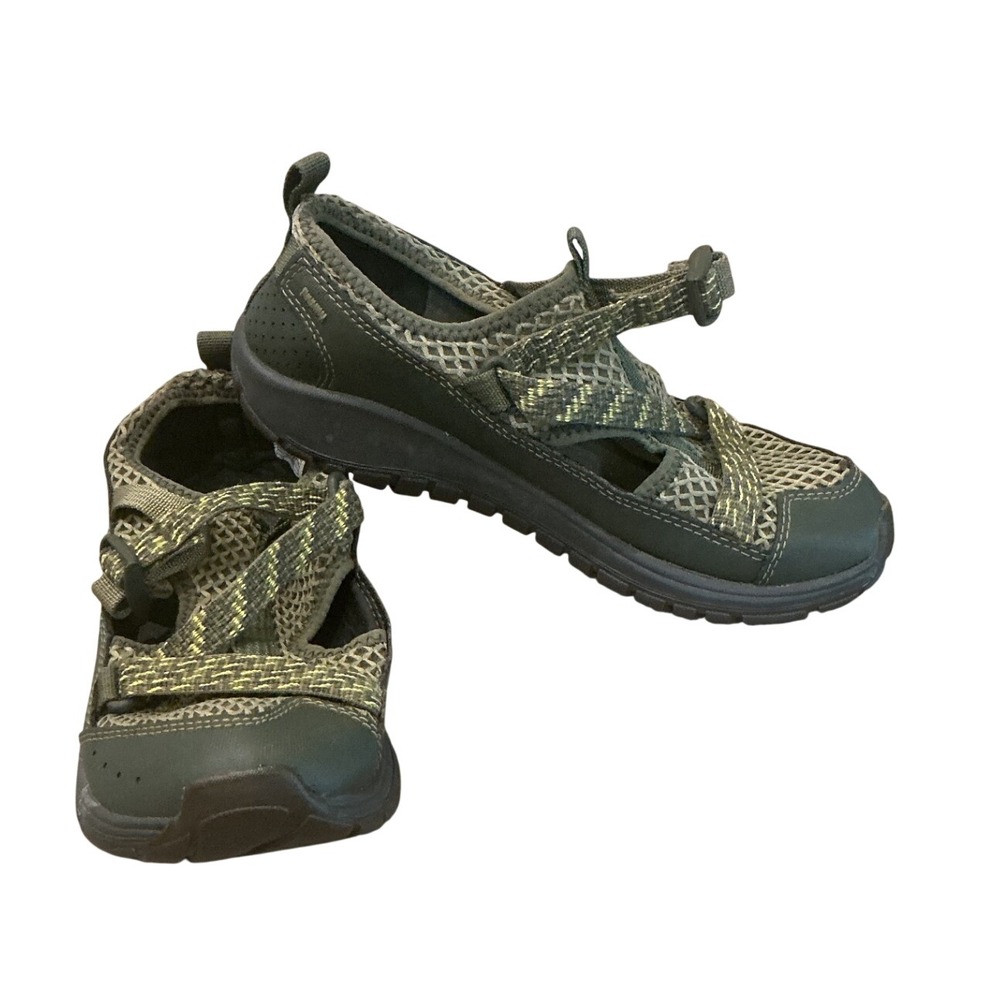 Chaco Unisex Kids Sandals 3 34 Olive Green Odyssey Closed Toe Sport Water Shoes